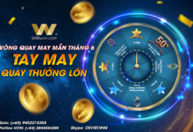 VÒNG QUAY MAY MẮN THÁNG 6 TẠI W88