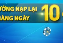 Thưởng nạp lại mỗi ngày cho thành viên chơi tại W88