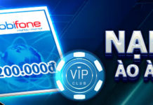 Nhận thưởng thả ga khi nạp tiền bằng thẻ cào tại W88