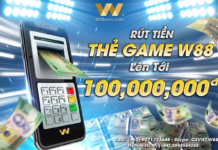 RÚT TIỀN BẰNG THẺ GAME W88 – NHẬN TIỀN TRONG VÒNG 60 GIÂY