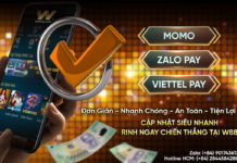 GỬI TIỀN MOMO – SỰ LỰA CHỌN HOÀN HẢO CÙNG W88
