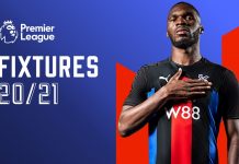 LỊCH THI ĐẤU CỦA CRYSTAL PALACE MÙA GIẢI 2020/2021