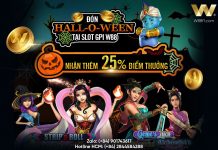 ĐÓN HALLOWEEN – NHẬN THÊM 25% ĐIỂM THƯỞNG TẠI SLOTS GPI W88