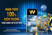 NHẬN THÊM 100% ĐIỂM THƯỞNG CÙNG THẾ GIỚI XỔ SỐ GPI W88