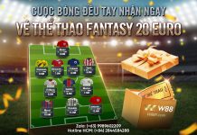 CƯỢC BÓNG ĐỀU TAY NHẬN NGAY VÉ THỂ THAO FANTASY 20 EURO