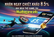 NHẬN NGAY CHIẾT KHẤU LÊN TỚI 8.5% KHI MUA THẺ GAME TẠI MUATHEGAME.INFO