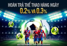 HOÀN TRẢ THỂ THAO HÀNG NGÀY 0.2% & 0.3%