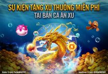 SỰ KIỆN TẶNG XU THƯỞNG MIỄN PHÍ TẠI BẮN CÁ ĂN XU W88