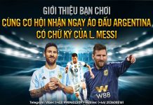 GIỚI THIỆU BẠN CHƠI – CÙNG CƠ HỘI NHẬN NGAY ÁO ĐẤU ARGENTINA CÓ CHỮ KÝ CỦA L.MESSI