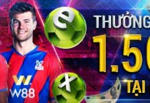 THƯỞNG 100% CHÀO MỪNG LÊN TỚI 1,500,000 VND TẠI A/E/X-THỂ THAO W88