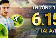 THƯỞNG 100% CHÀO MỪNG LÊN TỚI 6,150,000 VND TẠI A/E/X – THỂ THAO W88