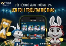 GỬI TIỀN GIỜ VÀNG – THƯỞNG 12% TỚI 1000K TẠI THỂ THAO W88