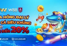 HOA HỒNG BẮN CÁ HẤP DẪN LÊN TỚI 20% TẠI W88