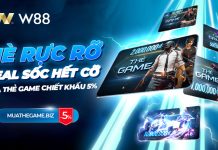 DEAL HOT BỎNG TAY: MUA THẺ GAME W88 CHIẾT KHẤU 5% CỰC SỐC
