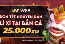 ĐÓN TẾT NGUYÊN ĐÁN – NHẬN LÌ XÌ 25,000 XU TẠI BẮN CÁ W88