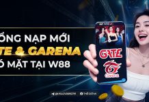W88 ĐỘC QUYỀN THANH TOÁN QUA THẺ GATE/GARENA PHÍ THẤP NHẤT THỊ TRƯỜNG