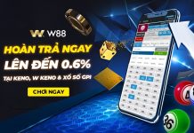 HOÀN TRẢ NGAY LÊN ĐẾN 0.6% TẠI KENO, W KENO & XỔ SỐ GPI