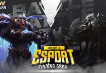 CƯỢC ESPORTS RINH THƯỞNG CHẤT TỚI 580 VND