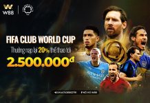 FIFA CLUB WORLD CUP – THƯỞNG NẠP LẠI 20% ĐẾN 2,500 VND TẠI THỂ THAO
