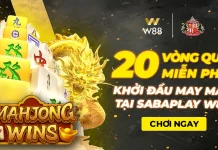 TẶNG 20 VÒNG QUAY MIỄN PHÍ – KHỞI ĐẦU MAY MẮN TẠI SABAPLAY W88
