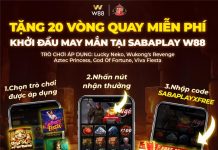 TẶNG 20 VÒNG QUAY MIỄN PHÍ – KHỞI ĐẦU MAY MẮN TẠI SABAPLAY W88
