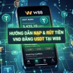 HƯỚNG DẪN NẠP & RÚT TIỀN VND BẰNG USDT TẠI W88 MỚI NHẤT