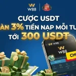CƯỢC USDT – THƯỞNG THÊM 3% TỔNG TIỀN GỬI MỖI TUẦN ĐẾN 300 USDT