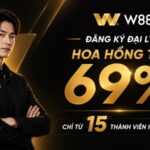 ĐẠI LÝ W88 – HOA HỒNG LÊN ĐẾN 69%, CHỈ TỪ 15 THÀNH VIÊN HOẠT ĐỘNG