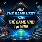 MUA THẺ GAME USDT NHẬN NGAY THẺ GAME VND TẠI W88