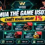 THẺ GAME USDT W88 CHIẾT KHẤU 1% – PHÍ NẠP 0% – SIÊU AN TOÀN – SIÊU TIỆN LỢI