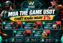 THẺ GAME USDT W88 CHIẾT KHẤU 1% – PHÍ NẠP 0% – SIÊU AN TOÀN – SIÊU TIỆN LỢI