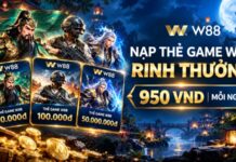 NẠP THẺ GAME W88 – RINH THƯỞNG 950 VND MỖI NGÀY