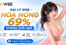 ĐẠI LÝ W88 – HOA HỒNG LÊN ĐẾN 69%, CHỈ TỪ 15 THÀNH VIÊN HOẠT ĐỘNG