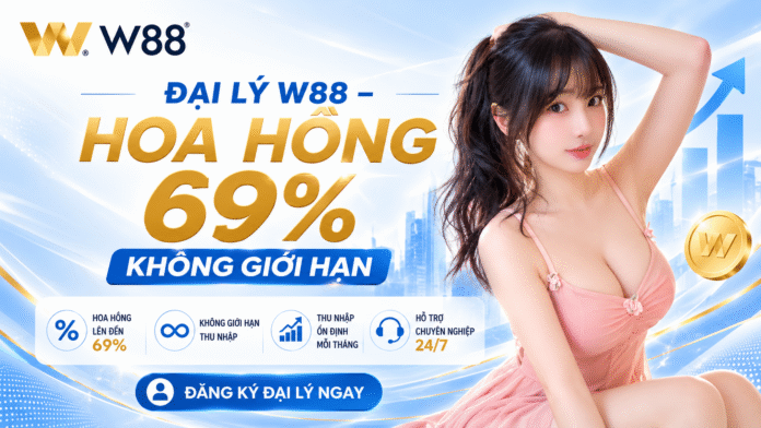 Đại Lý W88 Hoa Hồng 69%