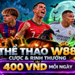 CHÁY CÙNG THỂ THAO W88 – CƯỢC & RINH THƯỞNG 400 VND MỖI NGÀY