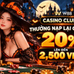GIỜ VÀNG CÙNG CASINO CLUB W – THƯỞNG NẠP LẠI 20% LÊN ĐẾN 2,500 VND